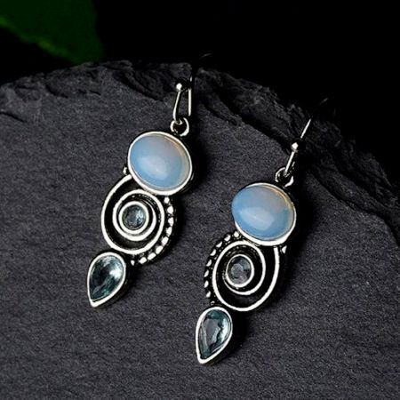 Sophisticated Teardrop 925 Sterling Silver Earrings